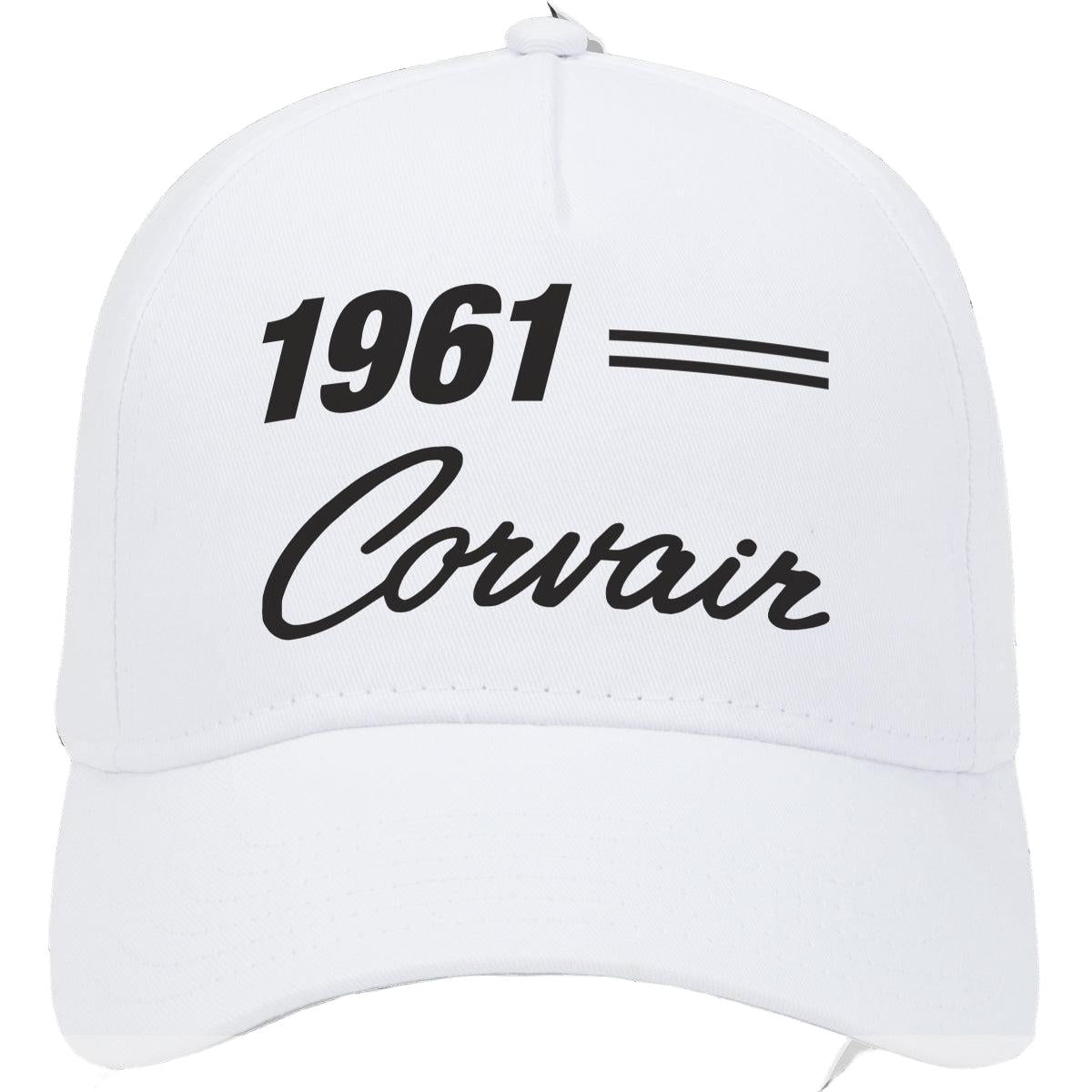 1961 Chevrolet Corvair Classic Car Hat White Model