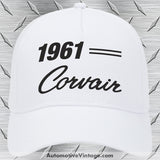 1961 Chevrolet Corvair Classic Car Hat White Model