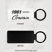 1961 Chevrolet Corvair Leather Car Keychain Model Keychains