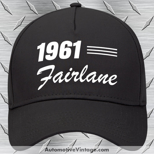 1961 Ford Fairlane Car Model Hat Black