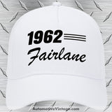 1962 Ford Fairlane Car Model Hat White