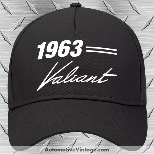 1963 63 Plymouth Valiant Car Hat Black Car Model Hat