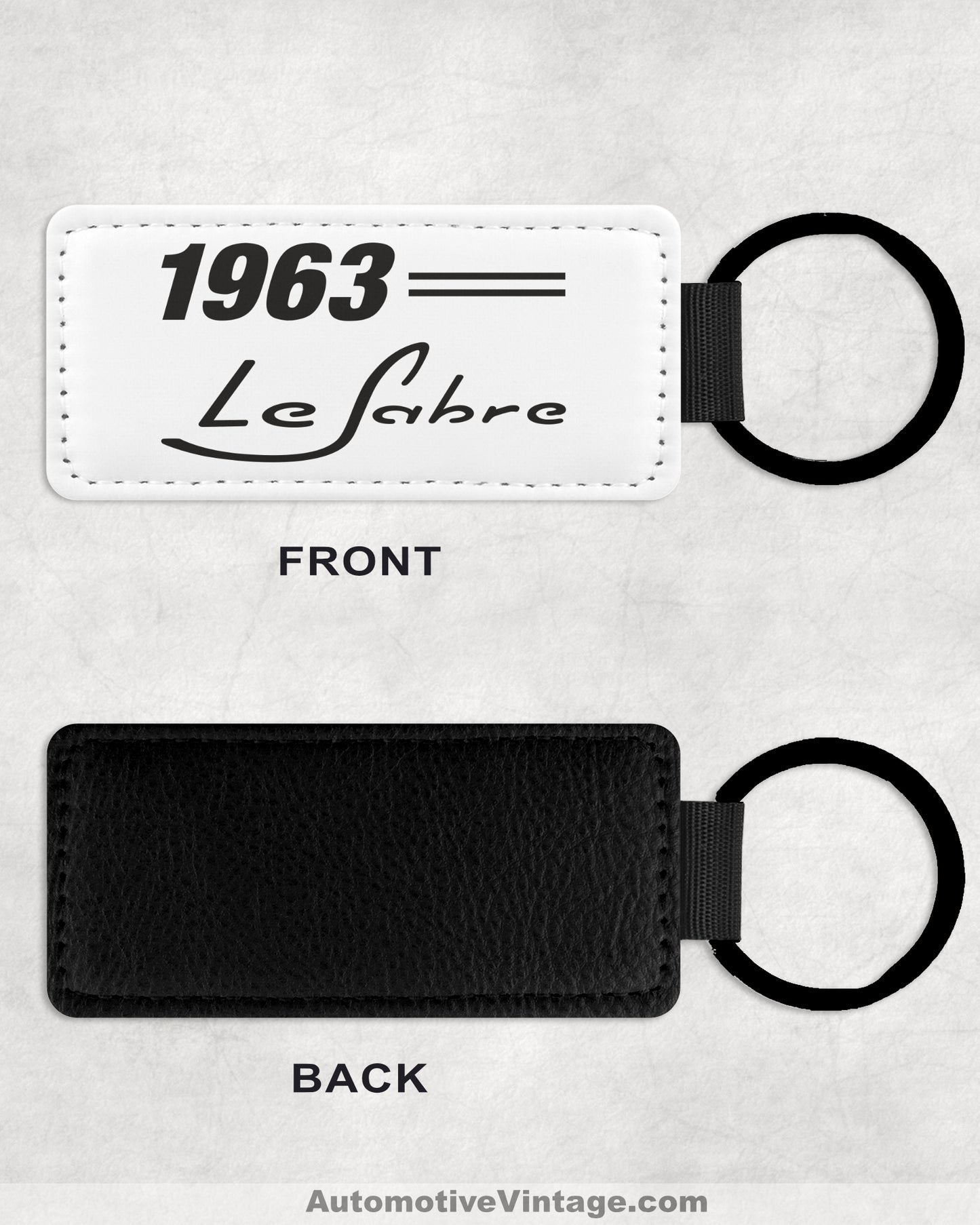 1963 63 Buick LeSabre Leather Car Keychain