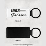 1963 Ford Galaxie Leather Car Key Chain Model Keychains