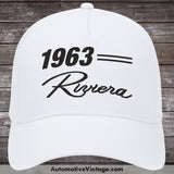 1963 Buick Riviera Classic Car Model Hat White