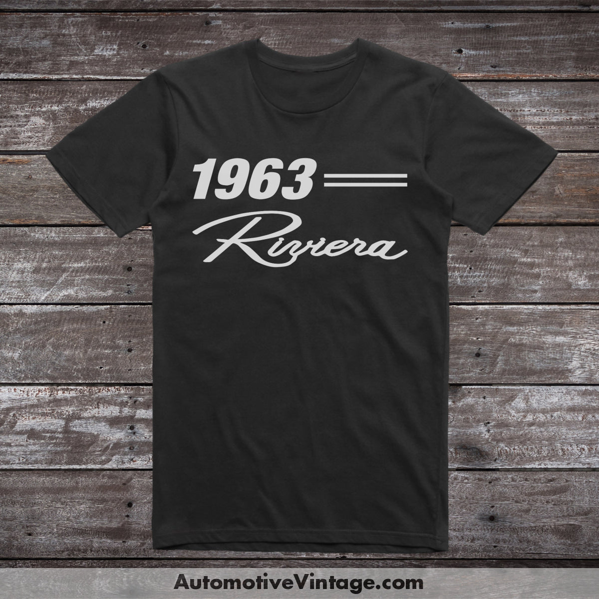 1963 Buick Riviera Classic Car T-Shirt Black / S Model T-Shirt