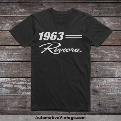 1963 Buick Riviera Classic Car T-Shirt Black / S Model T-Shirt