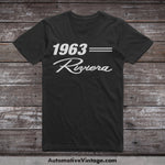 1963 Buick Riviera Classic Car T-Shirt Black / S Model T-Shirt