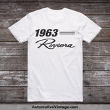 1963 Buick Riviera Classic Car T-Shirt White / S Model T-Shirt