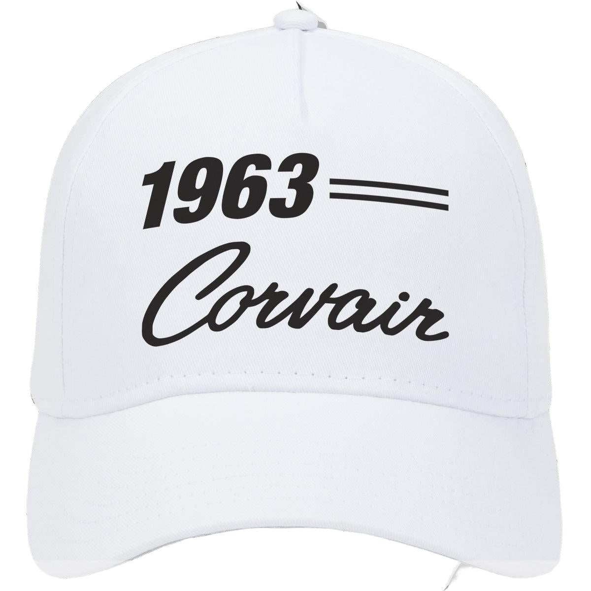 1963 Chevrolet Corvair Classic Car Hat White Model