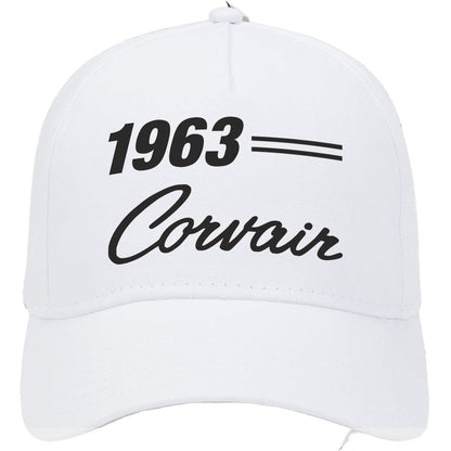 1963 Chevrolet Corvair Classic Car Hat White Model