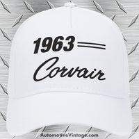 1963 Chevrolet Corvair Classic Car Hat White Model