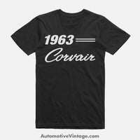 1963 Chevrolet Corvair Classic Car T-Shirt Black / S Model T-Shirt