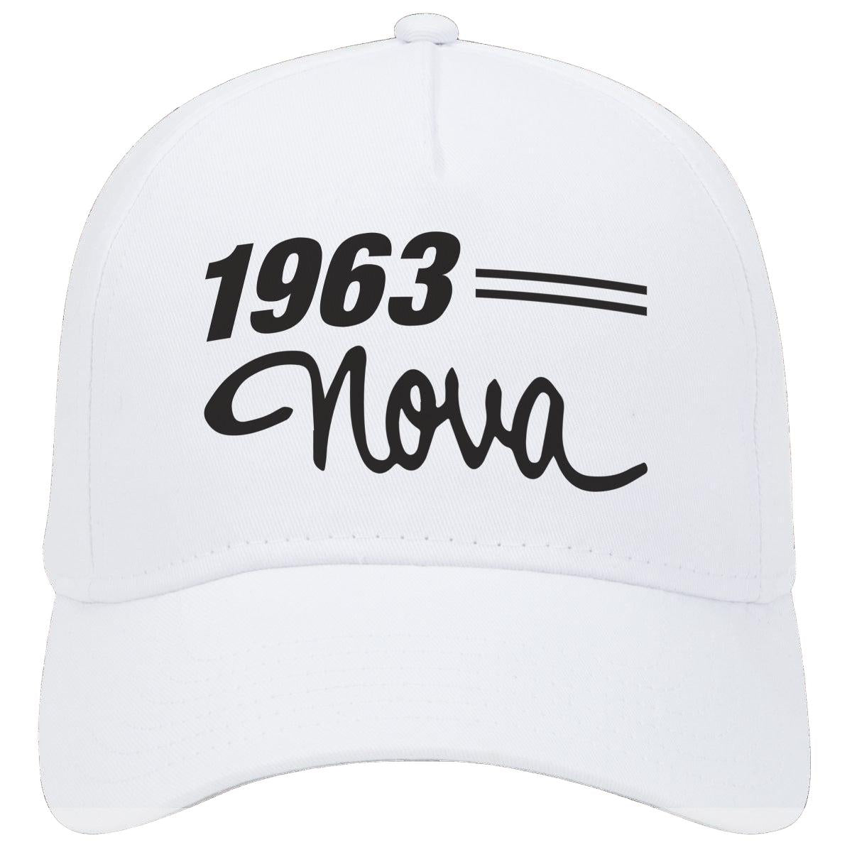 1963 Chevrolet Nova Car Model Hat White
