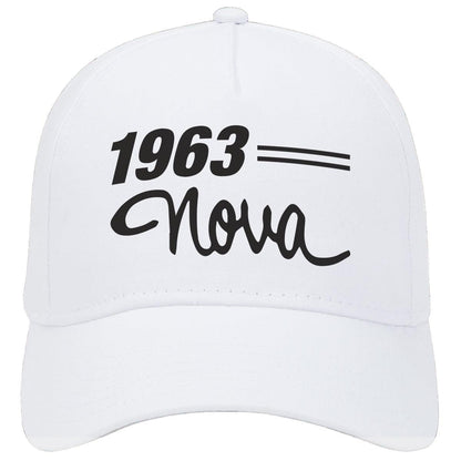 1963 Chevrolet Nova Car Model Hat White