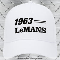 1963 Pontiac Lemans Car Model Hat White