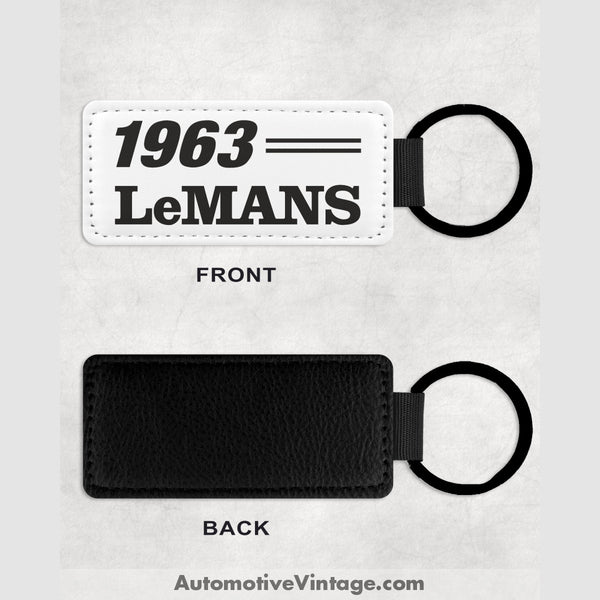 1963 Pontiac Lemans Leather Car Keychain Model Keychains