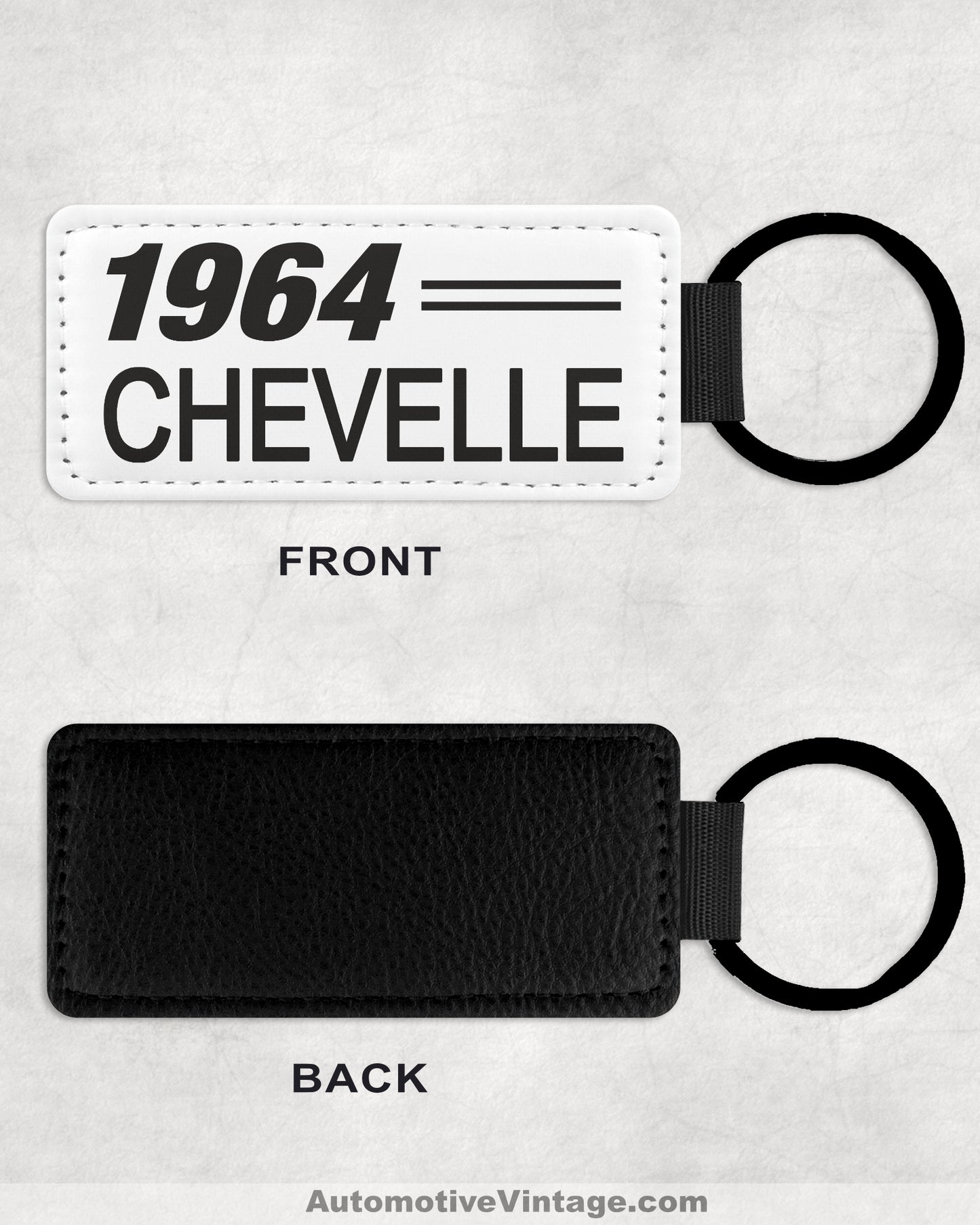 1964 64 Chevrolet Chevelle Leather Car Keychain