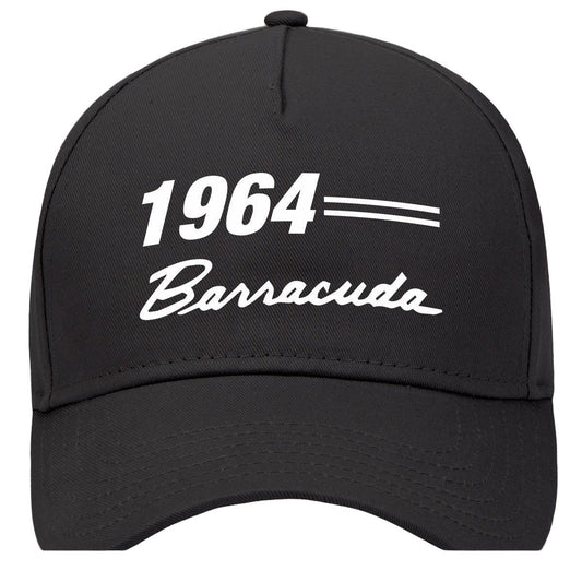 1964 Plymouth Barracuda Car Hat Black Model