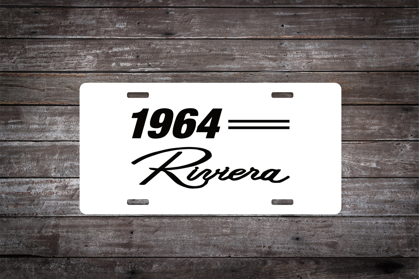 1964 64 Buick Riviera Car License Plate