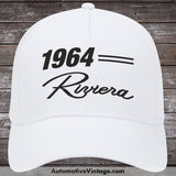 1964 Buick Riviera Classic Car Model Hat White