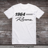 1964 Buick Riviera Classic Car T-Shirt White / S Model T-Shirt