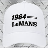 1964 Pontiac Lemans Car Model Hat White