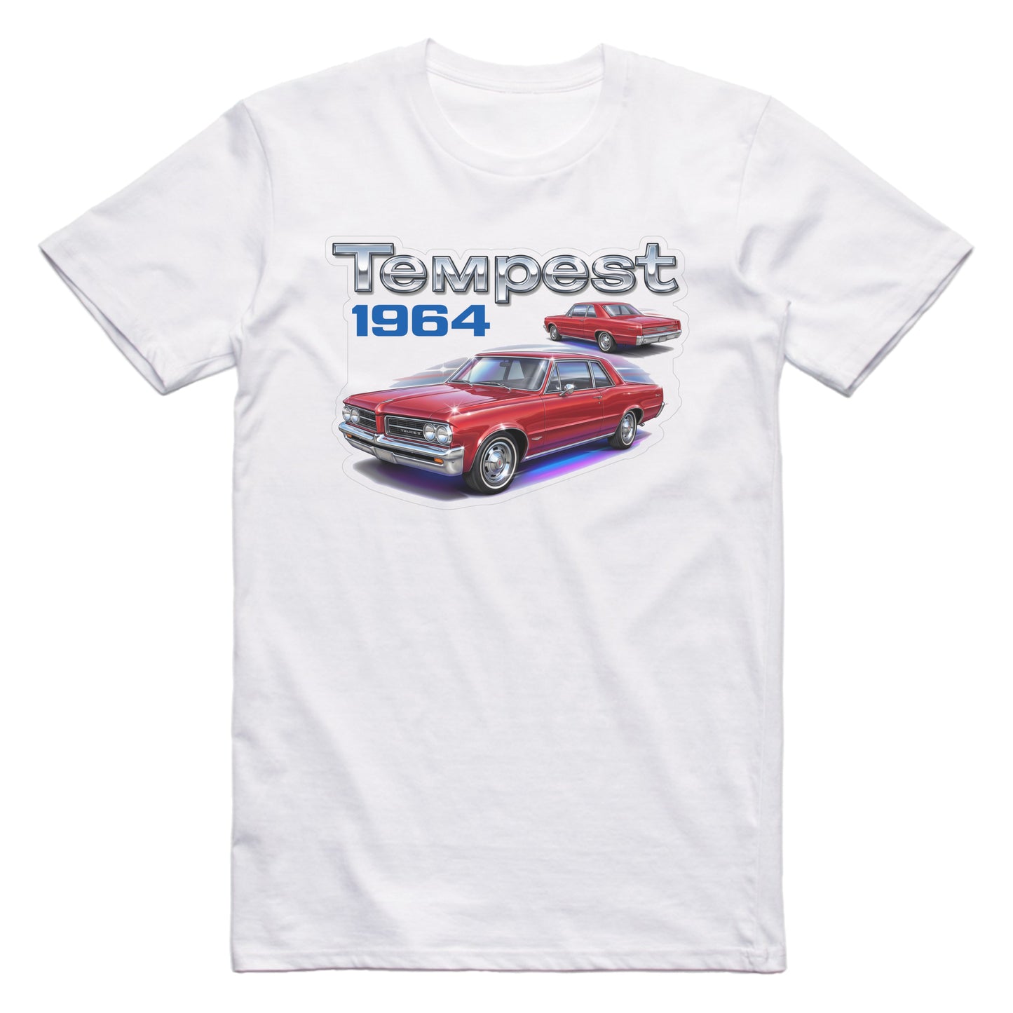 1964 64 Pontiac Tempest Retro Muscle Car T-shirt