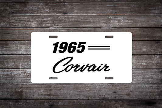1965 65 Chevrolet Corvair Car License Plate