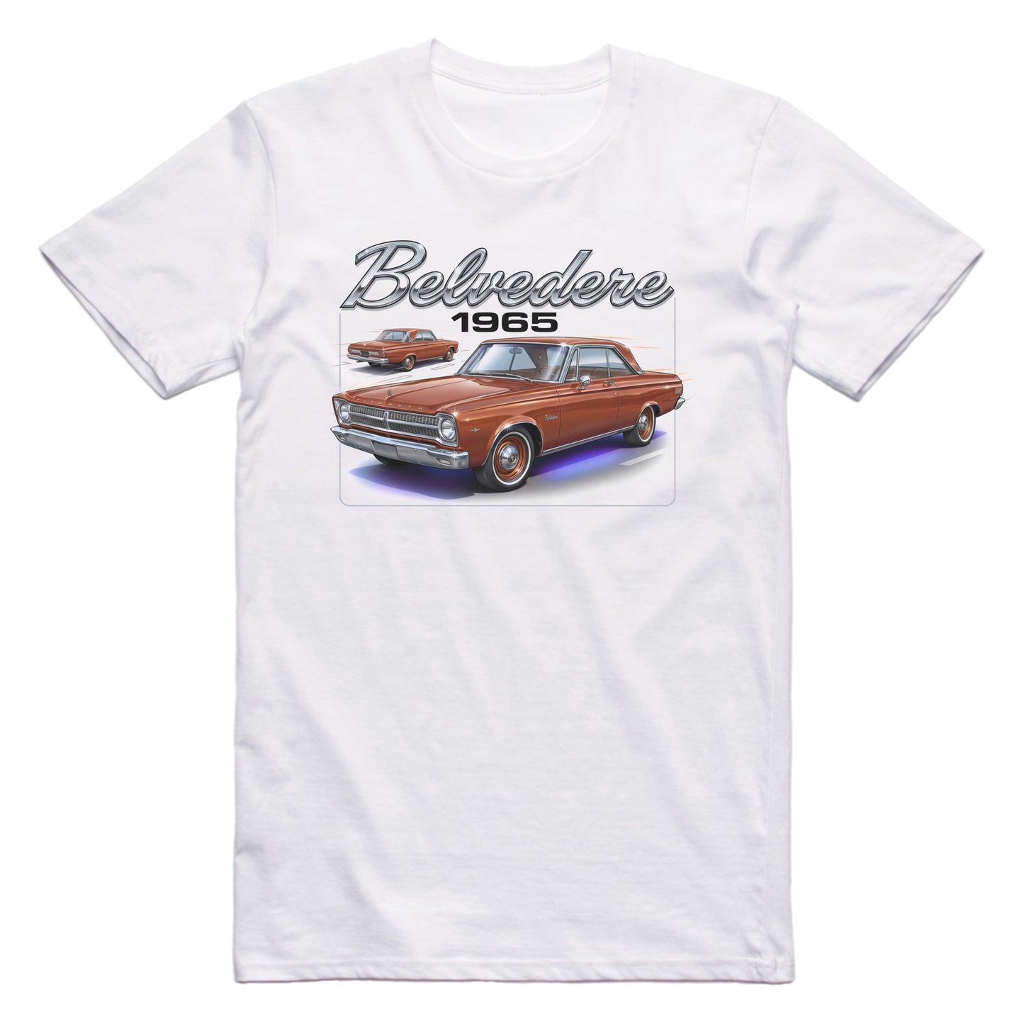 1965 65 Plymouth Belvedere Retro Classic Car T-shirt