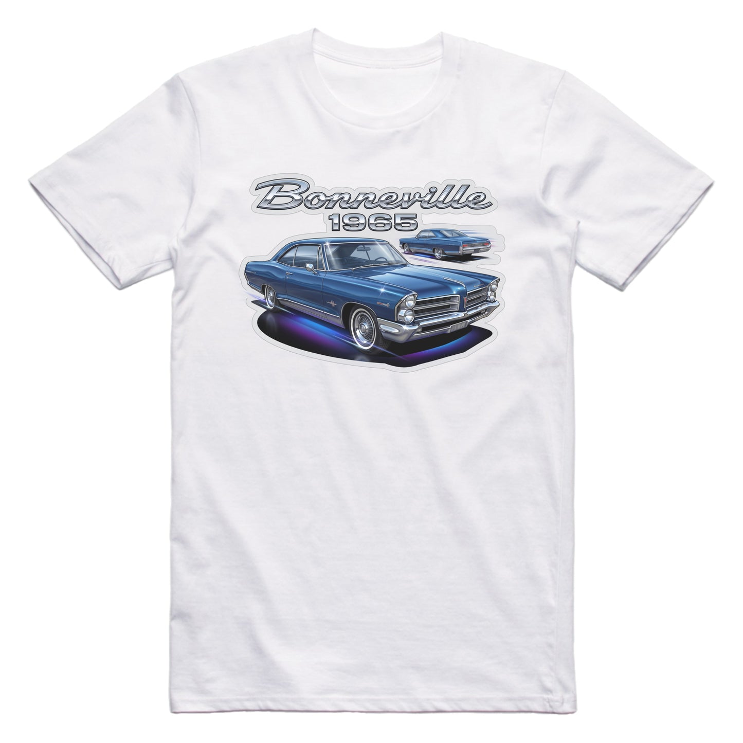 1965 65 Pontiac Bonneville Retro Classic Car T-shirt