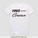 1965 Chevrolet Corvair Classic Car T-Shirt White / S Model T-Shirt