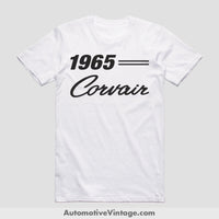 1965 Chevrolet Corvair Classic Car T-Shirt White / S Model T-Shirt