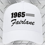 1965 Ford Fairlane Car Model Hat White