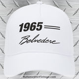 1965 Plymouth Belvedere Car Model Hat White