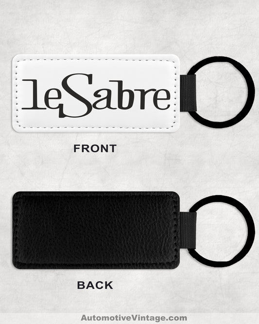 1966 Buick LeSabre EMBLEM Leather Car Keychain
