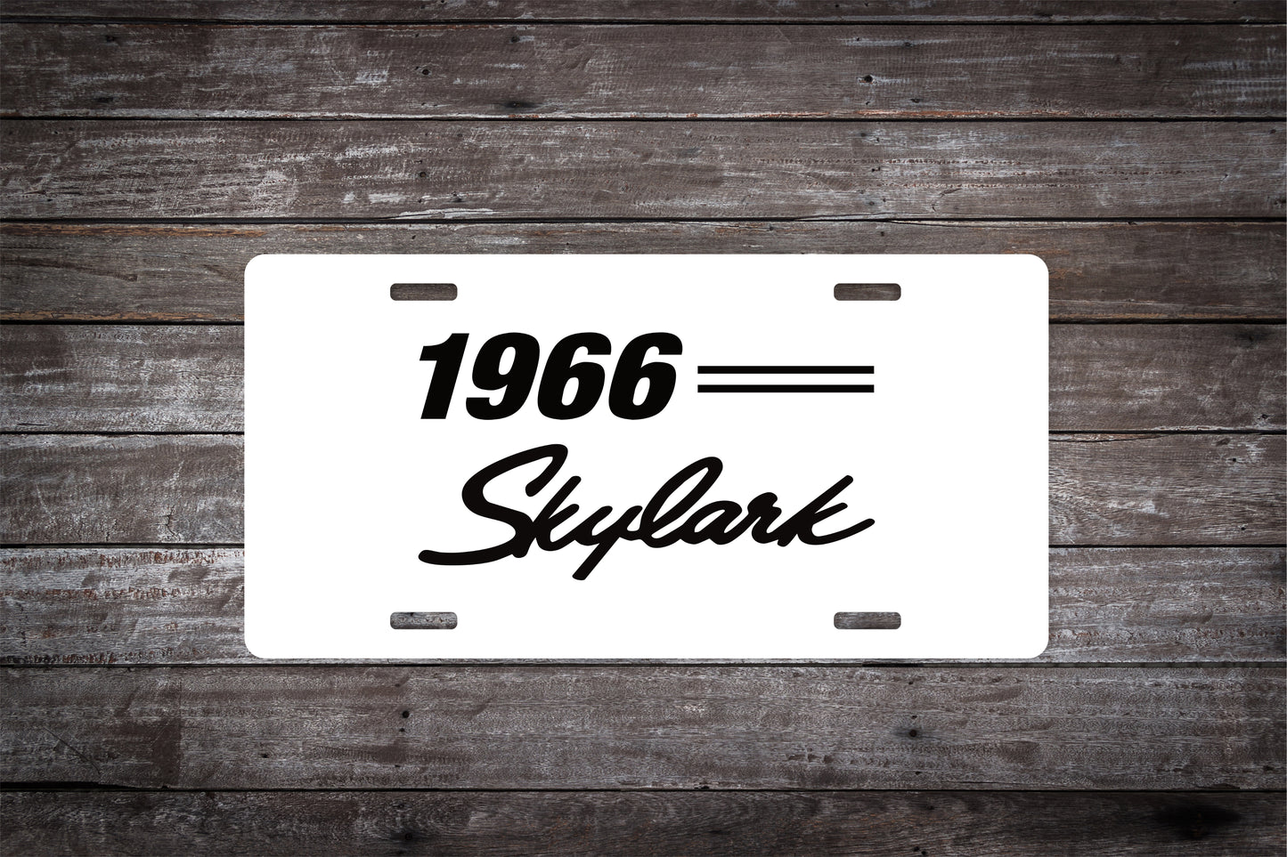 1966 66 Buick Skylark Car License Plate