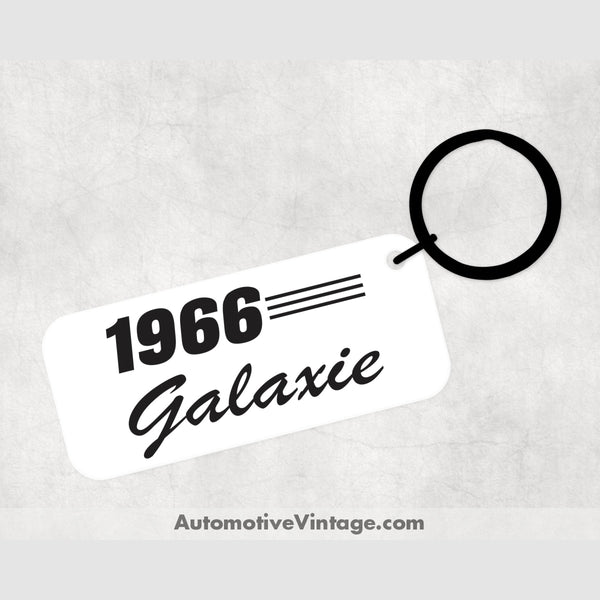 1966 Ford Galaxie Car Model Metal Keychain Keychains