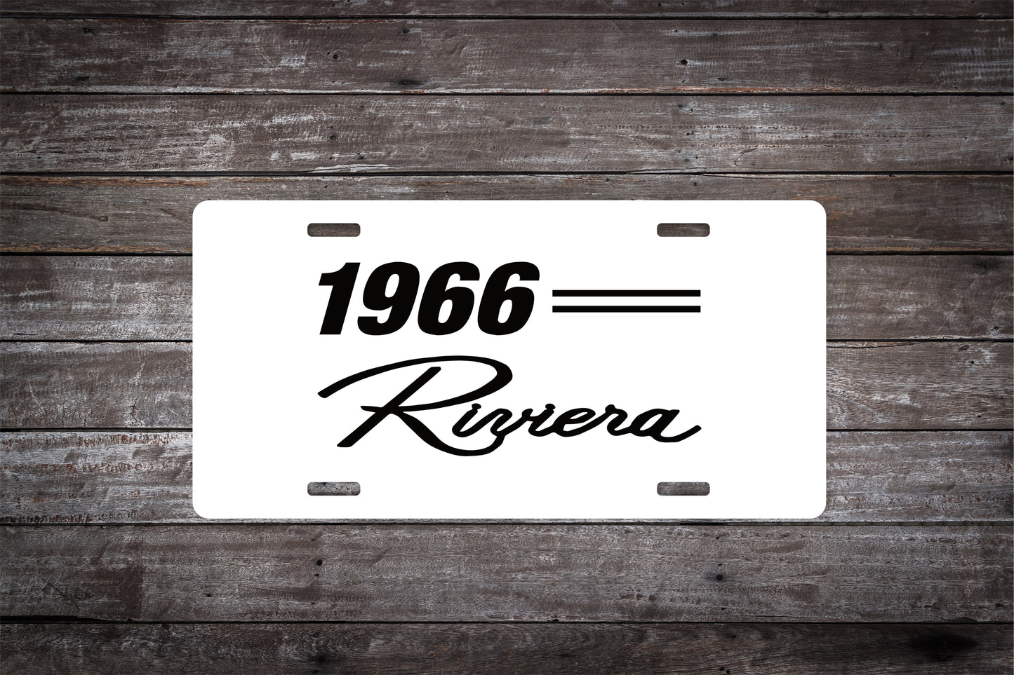 1966 66 Buick Riviera Car License Plate