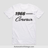 1966 Chevrolet Corvair Classic Car T-Shirt White / S Model T-Shirt