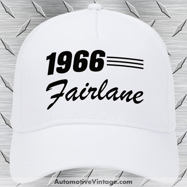 1966 Ford Fairlane Car Model Hat White