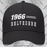 1966 Plymouth Belvedere Car Model Hat Black