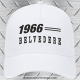 1966 Plymouth Belvedere Car Model Hat White