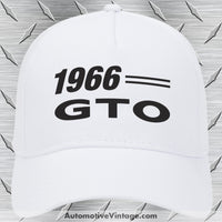 1966 Pontiac Gto Car Model Hat White