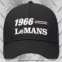1966 Pontiac Lemans Car Model Hat Black