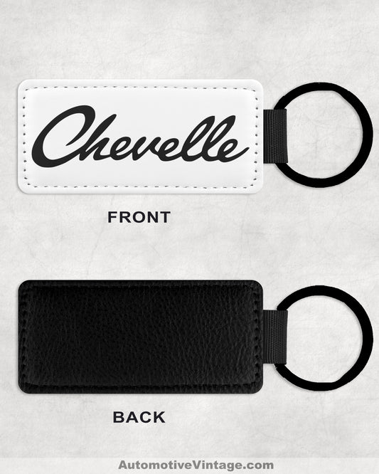 1967-1969 Chevrolet Chevelle EMBLEM Leather Car Keychain