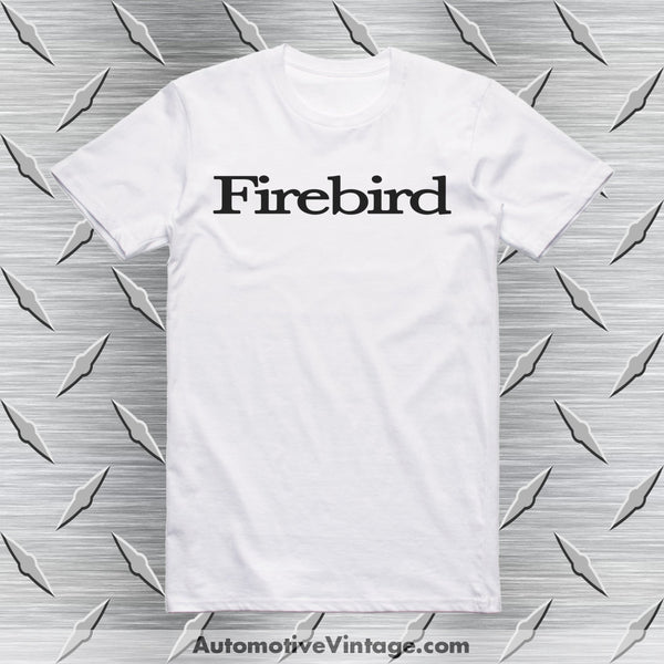 1967-70 Pontiac Firebird Emblem T-Shirt White / S Car Model T-Shirt