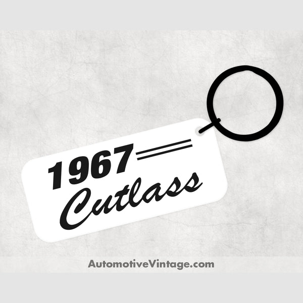1967 Oldsmobile Cutlass Car Model Metal Keychain Keychains