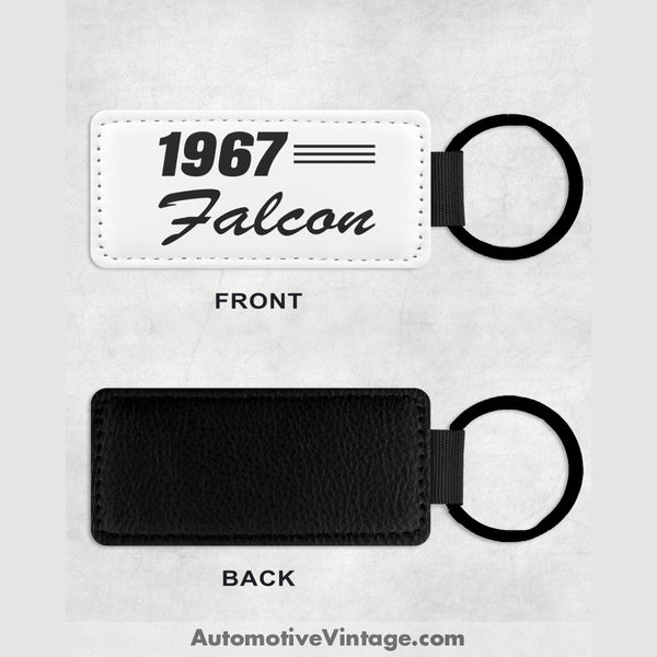 1967 Ford Falcon Leather Car Key Chain Model Keychains