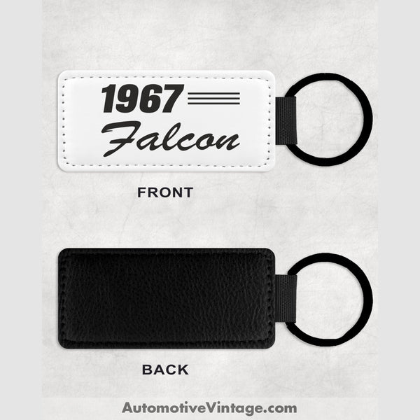 1967 Ford Falcon Leather Car Keychain – Automotive Vintage